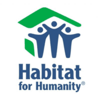 Logotipo verde y azul de Habitat for Humanity