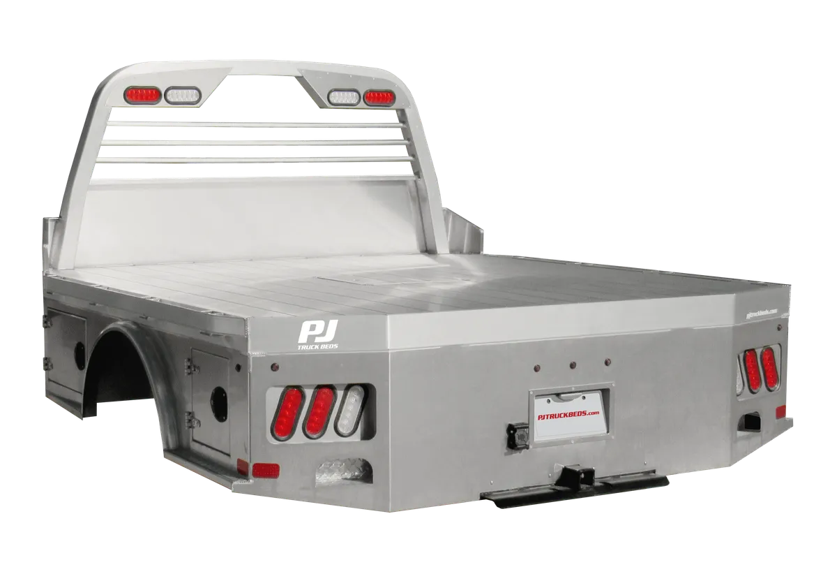 aluminum skirted body truck bed