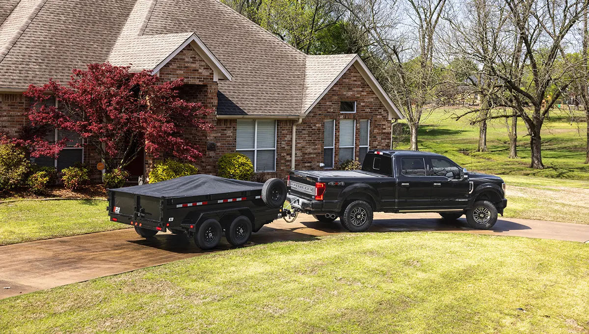 Truck with a covered 72